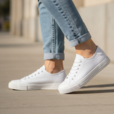 Basket Blanche Classique - Vue lifestyle