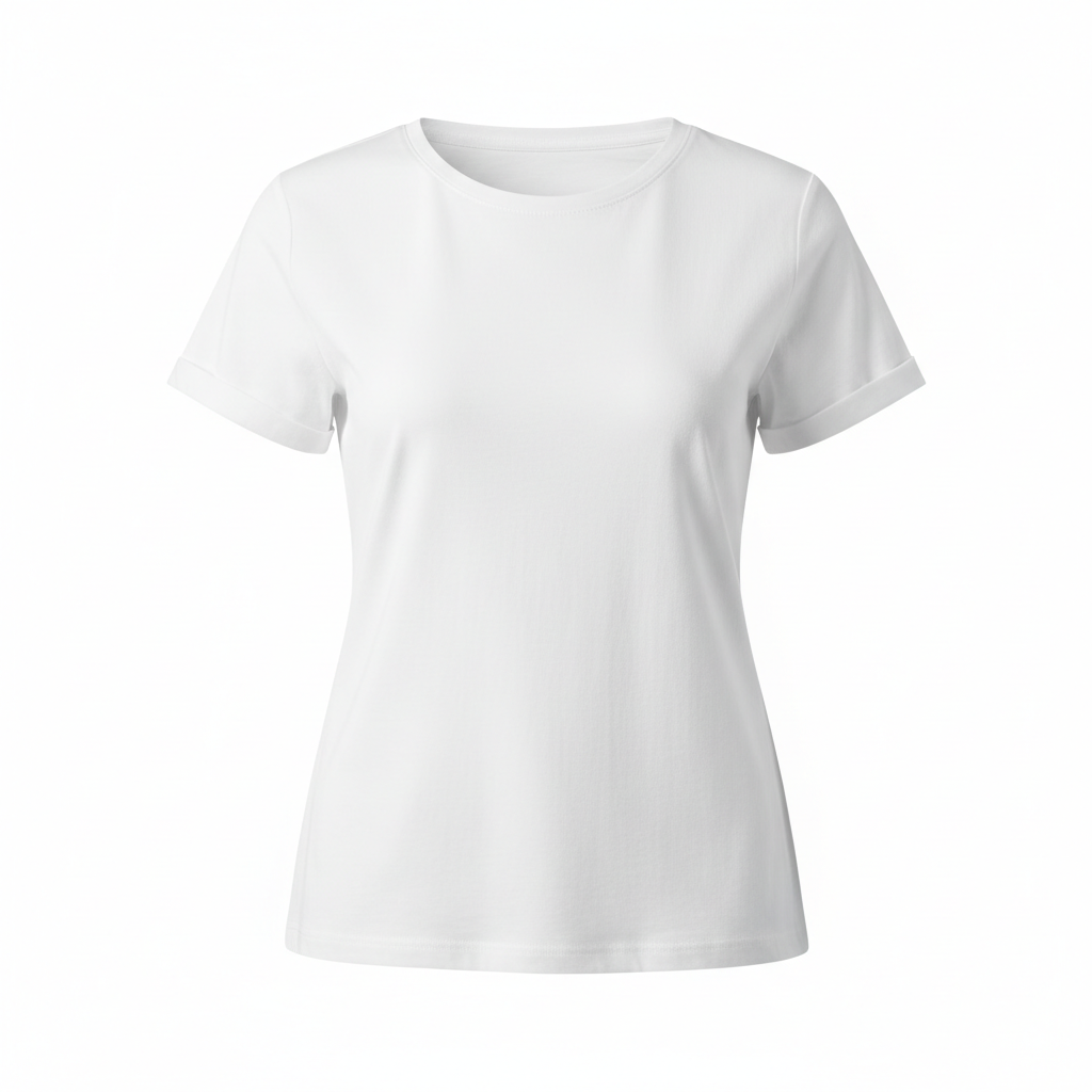 Top blanc basique femme