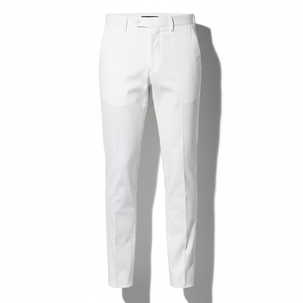 Pantalon blanc homme - Vue de face