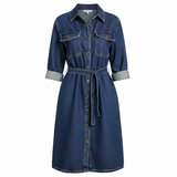 Robe casual en jean femme - vue de face