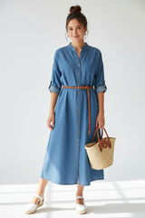 Robe casual en jean