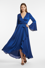 Robe wrap féminine